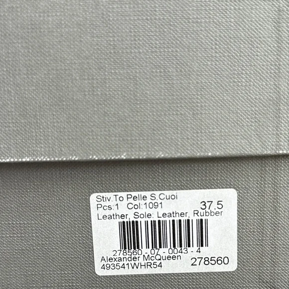 Alexander McQueen Braided Chain Leather Ankle Boots - Picture 12 of 14